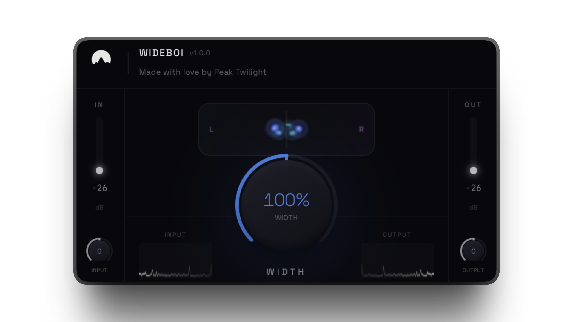 Wideboi — Free Stereo Widener Plugin | M/S Processing | Peak Plugins